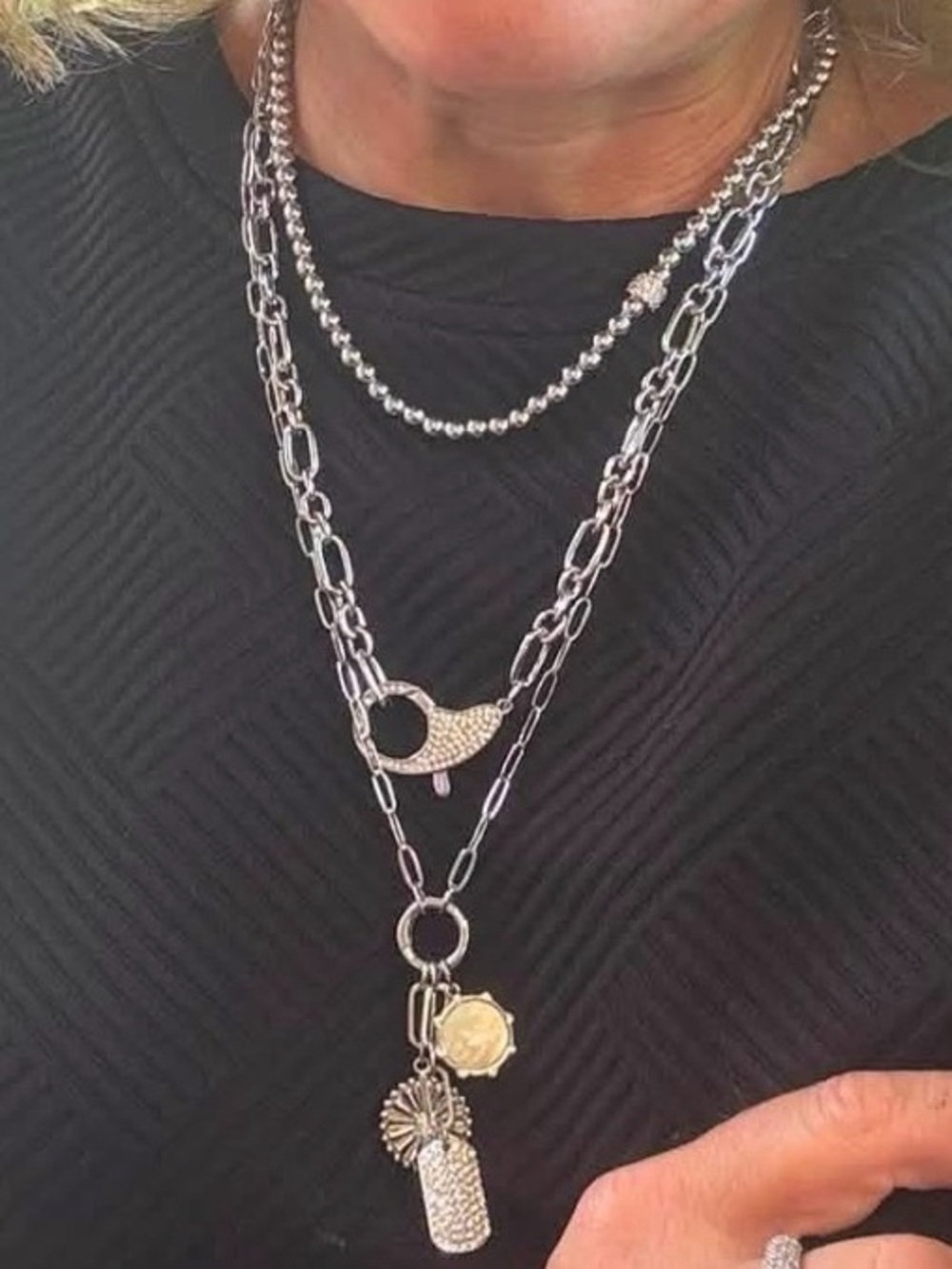 Aspen Necklace- Silver by Park Lane - Picture 3 of 5